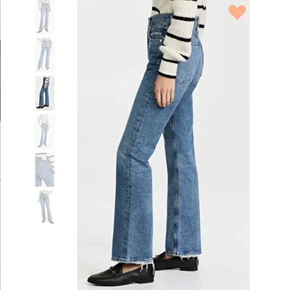 Citizens of Humanity Libby High Waist Raw Hem JeansSize 29